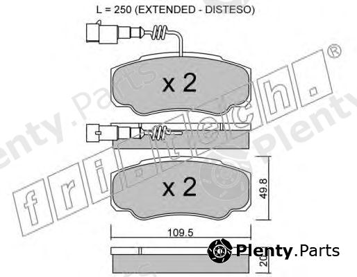  fri.tech. part 548.1 (5481) Brake Pad Set, disc brake