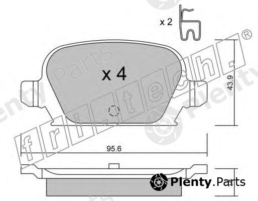  fri.tech. part 557.0 (5570) Brake Pad Set, disc brake
