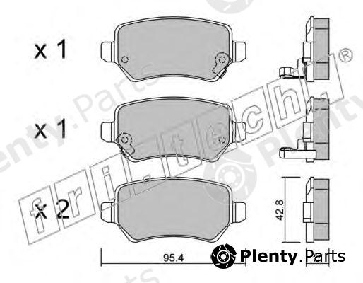  fri.tech. part 558.0 (5580) Brake Pad Set, disc brake
