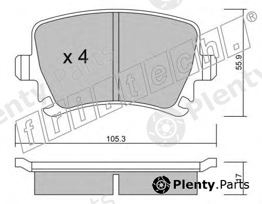  fri.tech. part 569.0 (5690) Brake Pad Set, disc brake