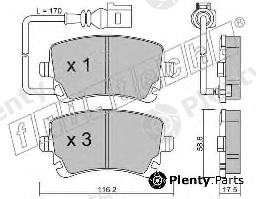  fri.tech. part 570.0 (5700) Brake Pad Set, disc brake