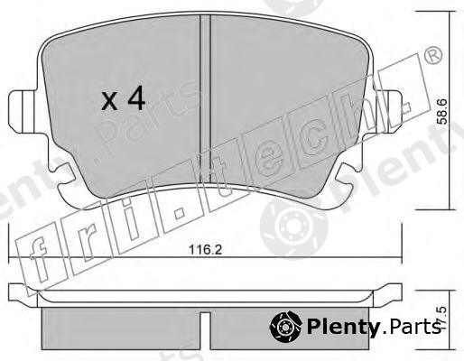  fri.tech. part 570.2 (5702) Brake Pad Set, disc brake