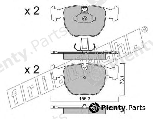  fri.tech. part 575.0 (5750) Brake Pad Set, disc brake