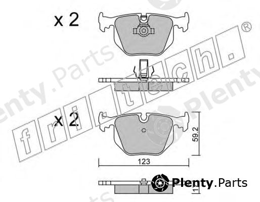 fri.tech. part 576.0 (5760) Brake Pad Set, disc brake