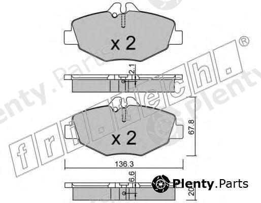  fri.tech. part 578.0 (5780) Brake Pad Set, disc brake