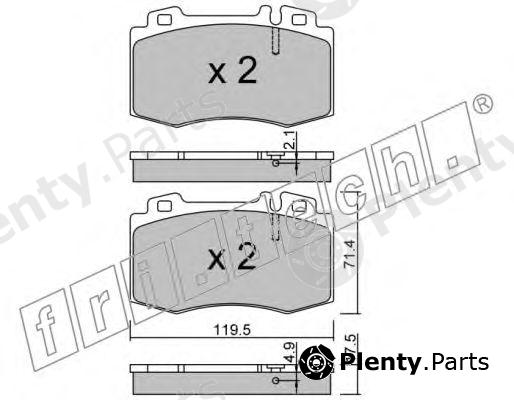  fri.tech. part 579.5 (5795) Brake Pad Set, disc brake