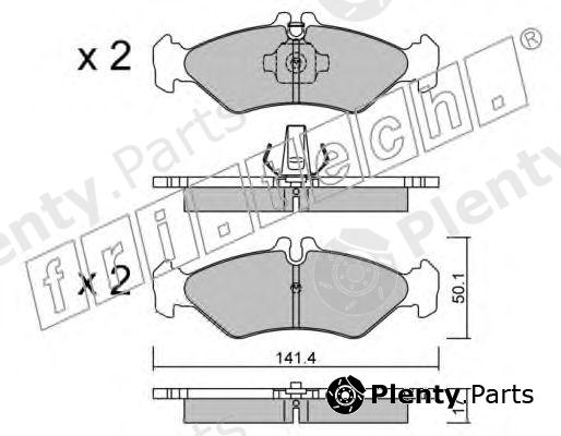  fri.tech. part 587.0 (5870) Brake Pad Set, disc brake