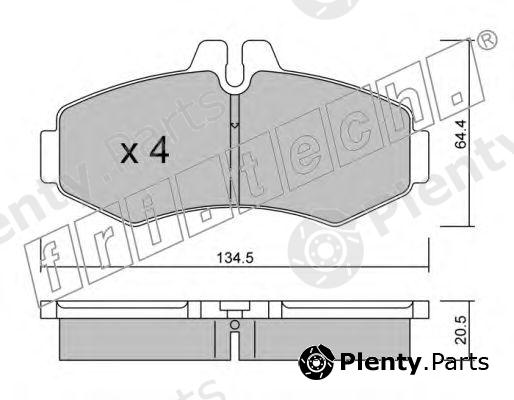  fri.tech. part 589.0 (5890) Brake Pad Set, disc brake