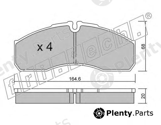  fri.tech. part 594.3 (5943) Brake Pad Set, disc brake