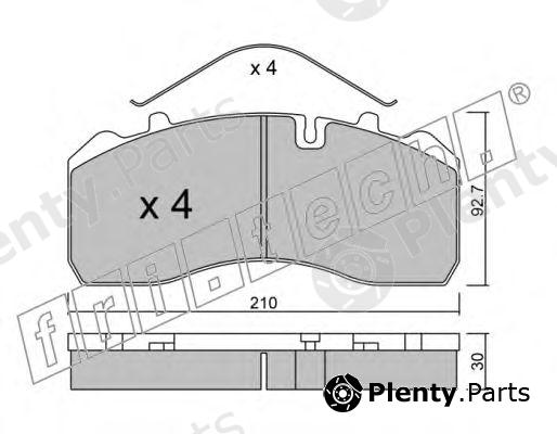  fri.tech. part 600.0 (6000) Brake Pad Set, disc brake