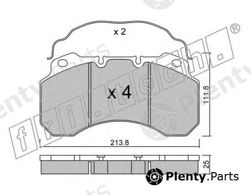 fri.tech. part 604.0 (6040) Brake Pad Set, disc brake