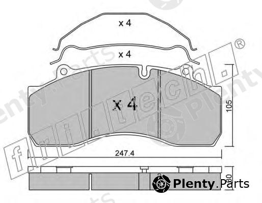  fri.tech. part 610.0 (6100) Brake Pad Set, disc brake