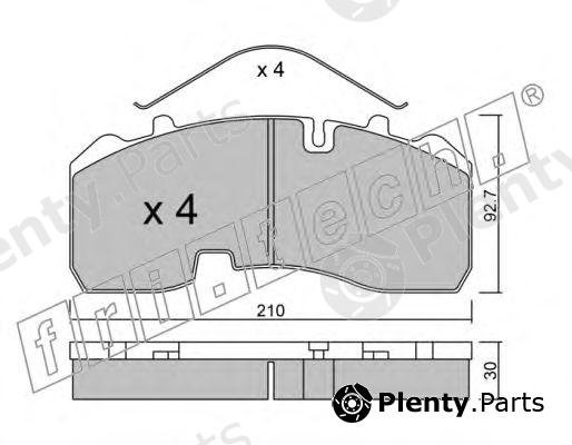  fri.tech. part 611.0 (6110) Brake Pad Set, disc brake