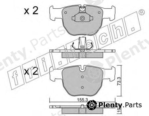  fri.tech. part 614.0 (6140) Brake Pad Set, disc brake