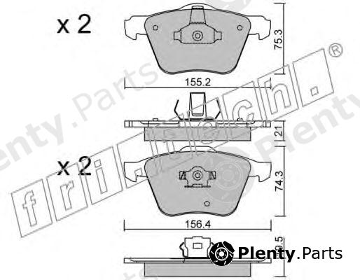  fri.tech. part 615.0 (6150) Brake Pad Set, disc brake