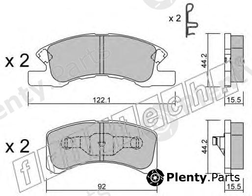  fri.tech. part 621.0 (6210) Brake Pad Set, disc brake