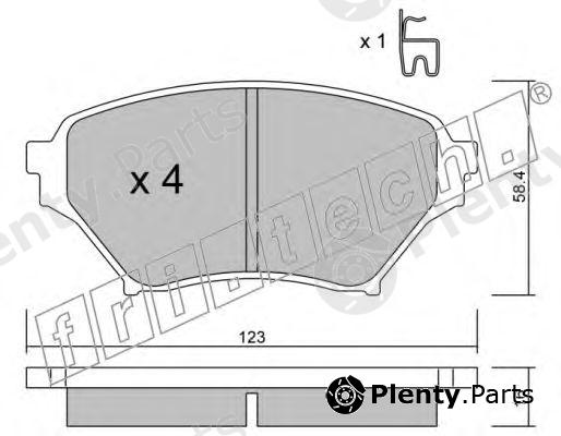  fri.tech. part 623.0 (6230) Brake Pad Set, disc brake