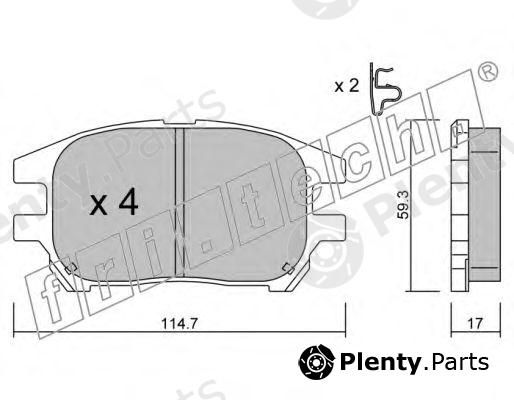  fri.tech. part 633.0 (6330) Brake Pad Set, disc brake