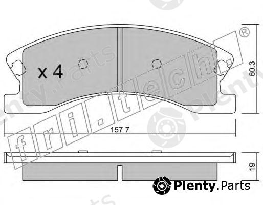  fri.tech. part 642.0 (6420) Brake Pad Set, disc brake