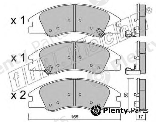  fri.tech. part 646.0 (6460) Brake Pad Set, disc brake