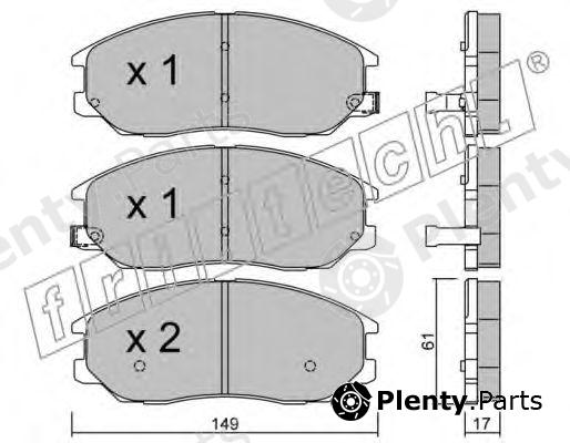  fri.tech. part 649.0 (6490) Brake Pad Set, disc brake