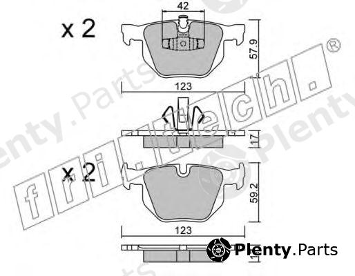  fri.tech. part 659.0 (6590) Brake Pad Set, disc brake