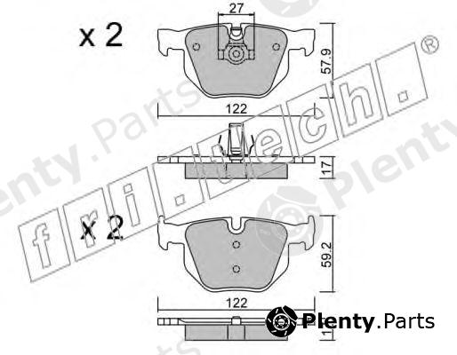  fri.tech. part 660.0 (6600) Brake Pad Set, disc brake