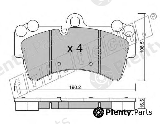  fri.tech. part 670.0 (6700) Brake Pad Set, disc brake