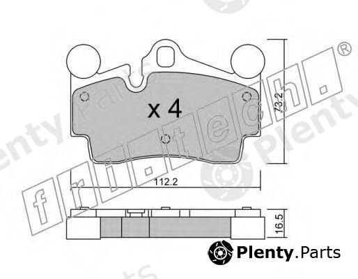  fri.tech. part 671.0 (6710) Brake Pad Set, disc brake