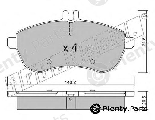  fri.tech. part 681.0 (6810) Brake Pad Set, disc brake