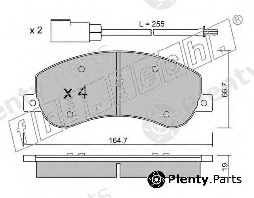 fri.tech. part 696.0 (6960) Brake Pad Set, disc brake
