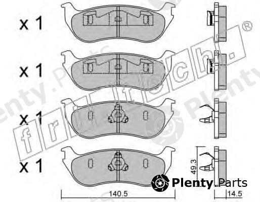  fri.tech. part 703.0 (7030) Brake Pad Set, disc brake