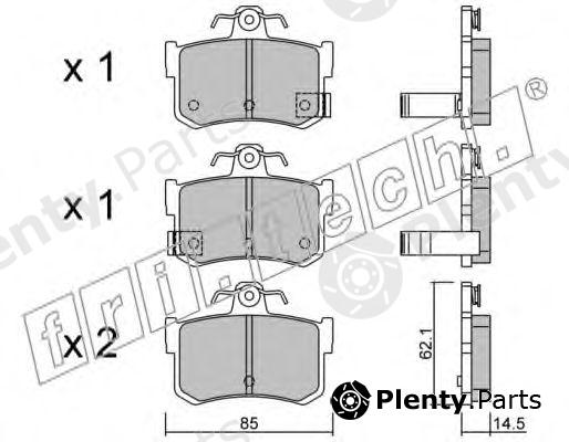  fri.tech. part 707.1 (7071) Brake Pad Set, disc brake