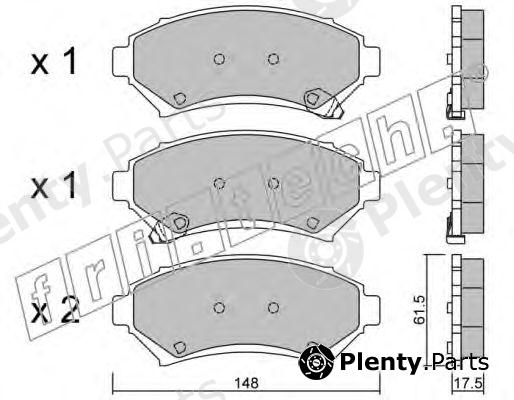  fri.tech. part 712.0 (7120) Brake Pad Set, disc brake