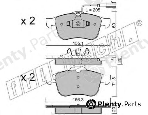  fri.tech. part 719.0 (7190) Brake Pad Set, disc brake