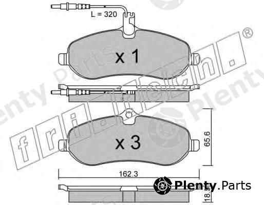  fri.tech. part 723.0 (7230) Brake Pad Set, disc brake
