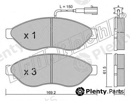  fri.tech. part 724.0 (7240) Brake Pad Set, disc brake