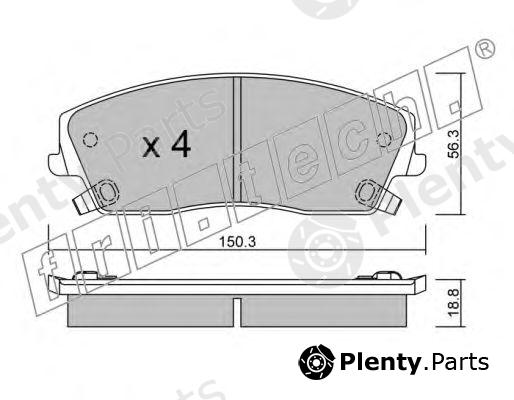 fri.tech. part 732.0 (7320) Brake Pad Set, disc brake