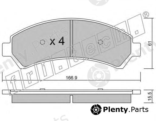  fri.tech. part 737.0 (7370) Brake Pad Set, disc brake