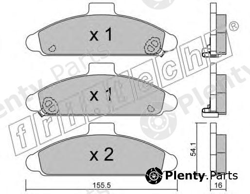  fri.tech. part 739.0 (7390) Brake Pad Set, disc brake