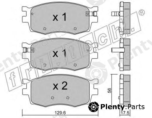  fri.tech. part 740.0 (7400) Brake Pad Set, disc brake