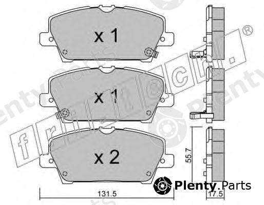  fri.tech. part 744.0 (7440) Brake Pad Set, disc brake