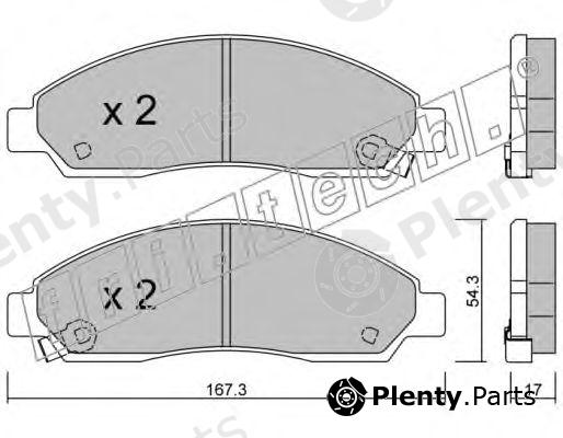  fri.tech. part 747.0 (7470) Brake Pad Set, disc brake