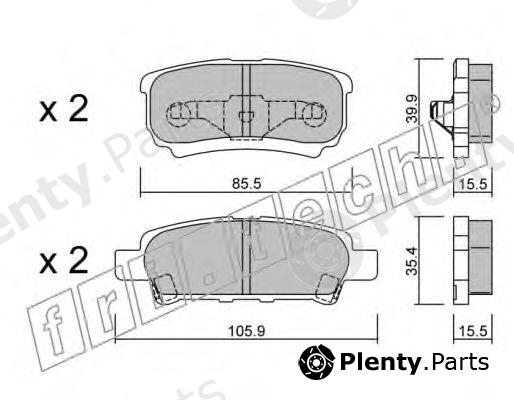  fri.tech. part 753.0 (7530) Brake Pad Set, disc brake