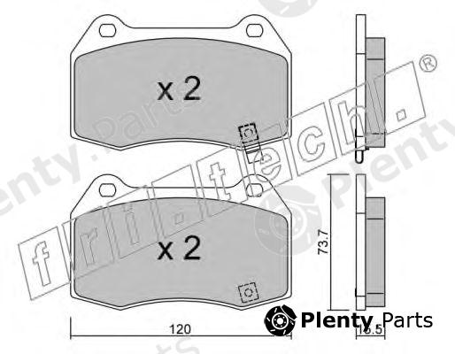  fri.tech. part 754.0 (7540) Brake Pad Set, disc brake