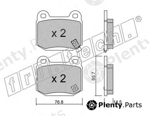  fri.tech. part 755.0 (7550) Brake Pad Set, disc brake