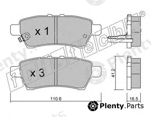  fri.tech. part 760.0 (7600) Brake Pad Set, disc brake