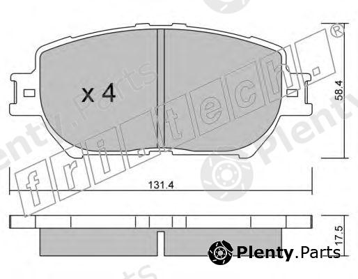  fri.tech. part 767.0 (7670) Brake Pad Set, disc brake