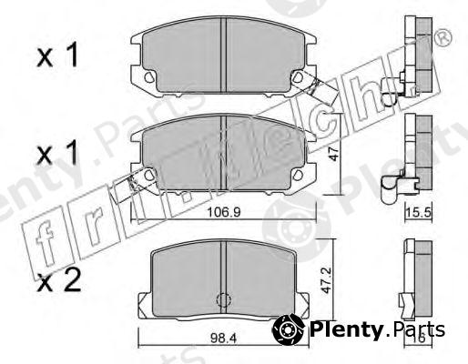  fri.tech. part 770.0 (7700) Brake Pad Set, disc brake