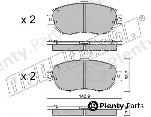  fri.tech. part 772.1 (7721) Brake Pad Set, disc brake